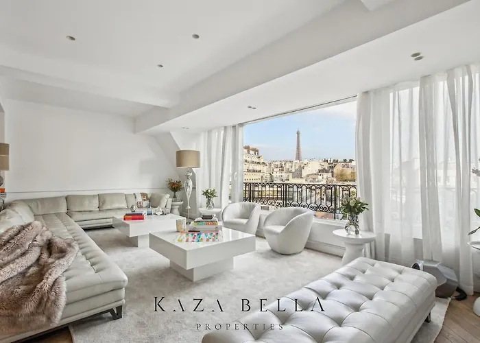 Kaza Bella - Trocadero, Amazing Eiffel Tower View
